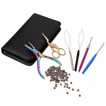 OVO Butterfly Weft Hair Extensions – Complete Installation Kit with All Accessories