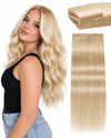 Bleach Blonde (613) -OVO Butterfly Weft Hair Extensions 50G