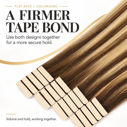 WIGNEE Volumizing Tape-In Hair Extensions – Two-Piece Design for Natural-Looking Fullness-T4/27