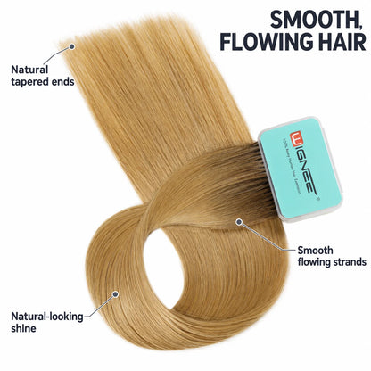 WIGNEE Volumizing Tape-In Hair Extensions – Two-Piece Design for Natural-Looking Fullness-T4B/27