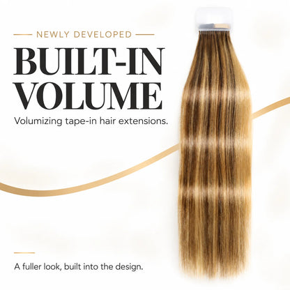 WIGNEE Volumizing Tape-In Hair Extensions – Two-Piece Design for Natural-Looking Fullness-T4/27
