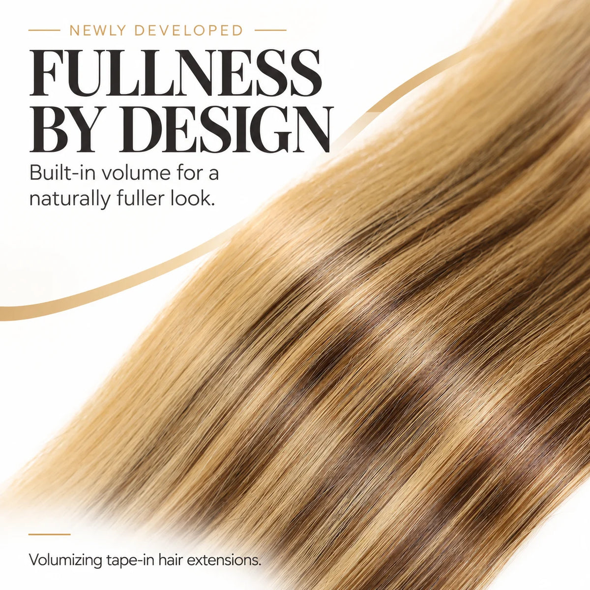 WIGNEE Volumizing Tape-In Hair Extensions – Two-Piece Design for Natural-Looking Fullness-T4/27