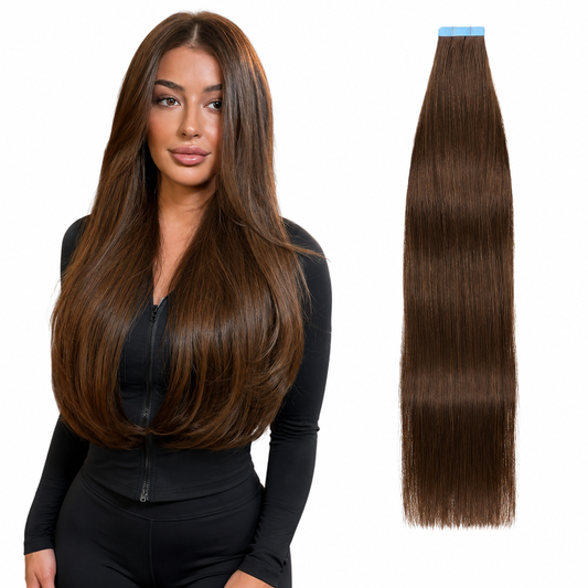 Dark Brown (2) - Tape-Ins Hair Extensions
