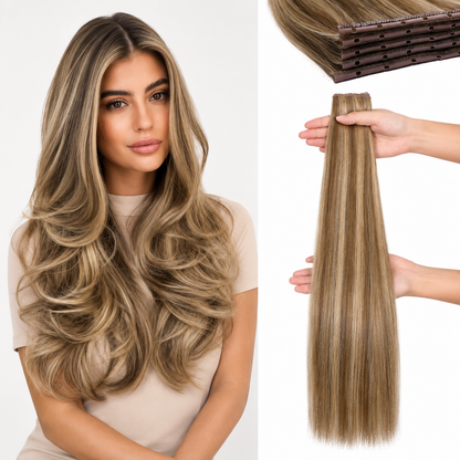 WIGNEE Butterfly Genius OVO Weft Human Hair Extensions Double Invisible Glueless 100% Remy Hair