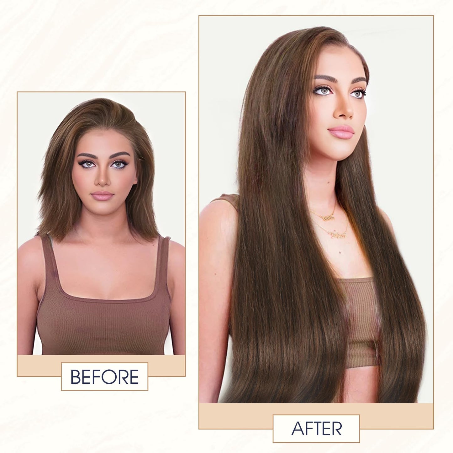 Dark Brown (2) - Tape-Ins Hair Extensions