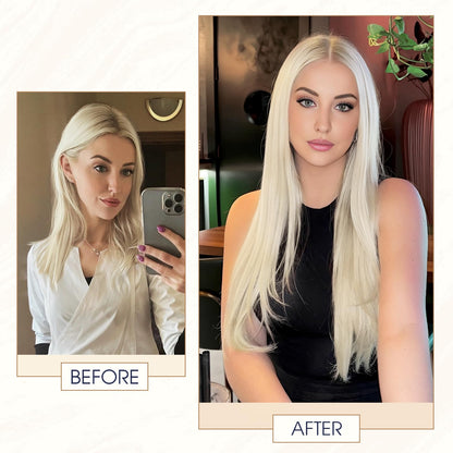 Bleach Blonde (613) - Tape-Ins Hair Extensions