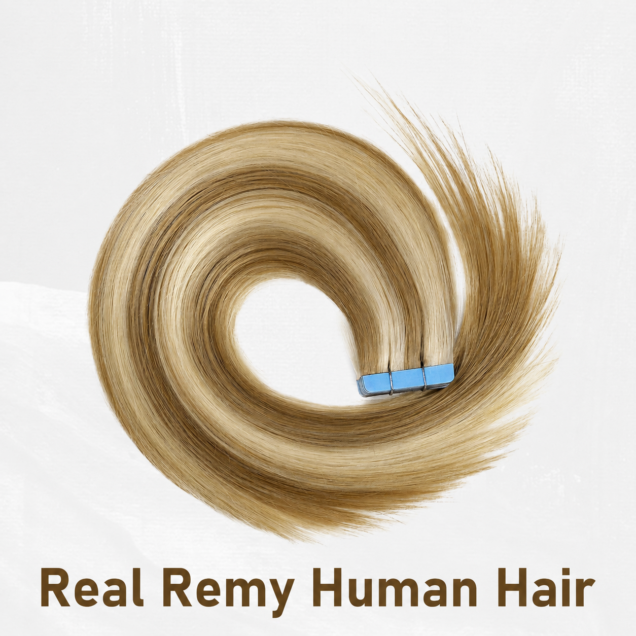 highlighted platinum blonde (9A/P60) - Tape-Ins Hair Extensions