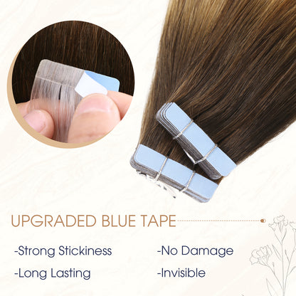 Ombre Honey Blonde(T4/27) - Tape-Ins Hair Extensions（ Buy One, Get One Free）