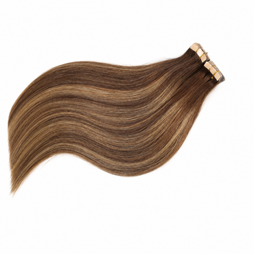 Caramel Blonde Ombre (TP4/27) -Invisible Tape In Extensions 40Pcs 80g