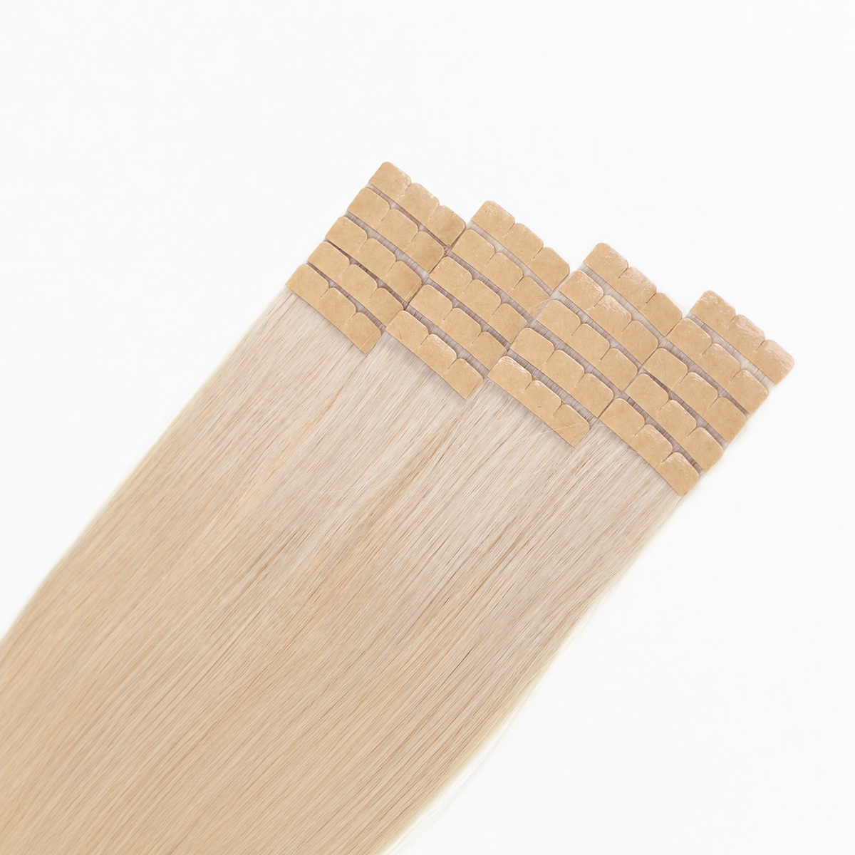 Bleach Blonde(613) -Invisible Tape In Extensions