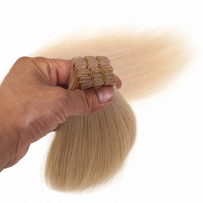 Bleach Blonde(613) -Invisible Tape In Extensions