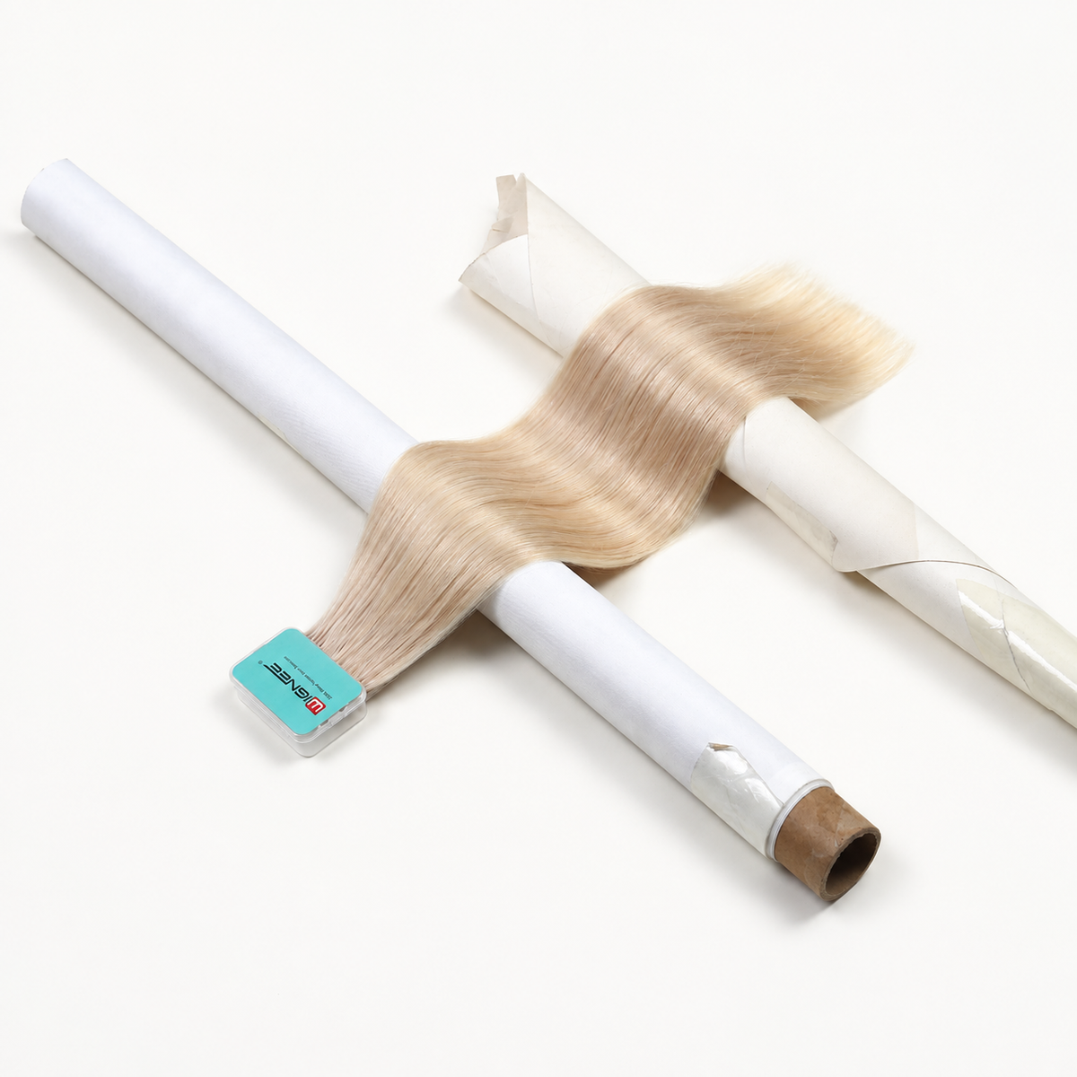 Bleach Blonde(613) -Invisible Tape In Extensions