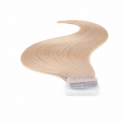 Bleach Blonde(613) -Invisible Tape In Extensions