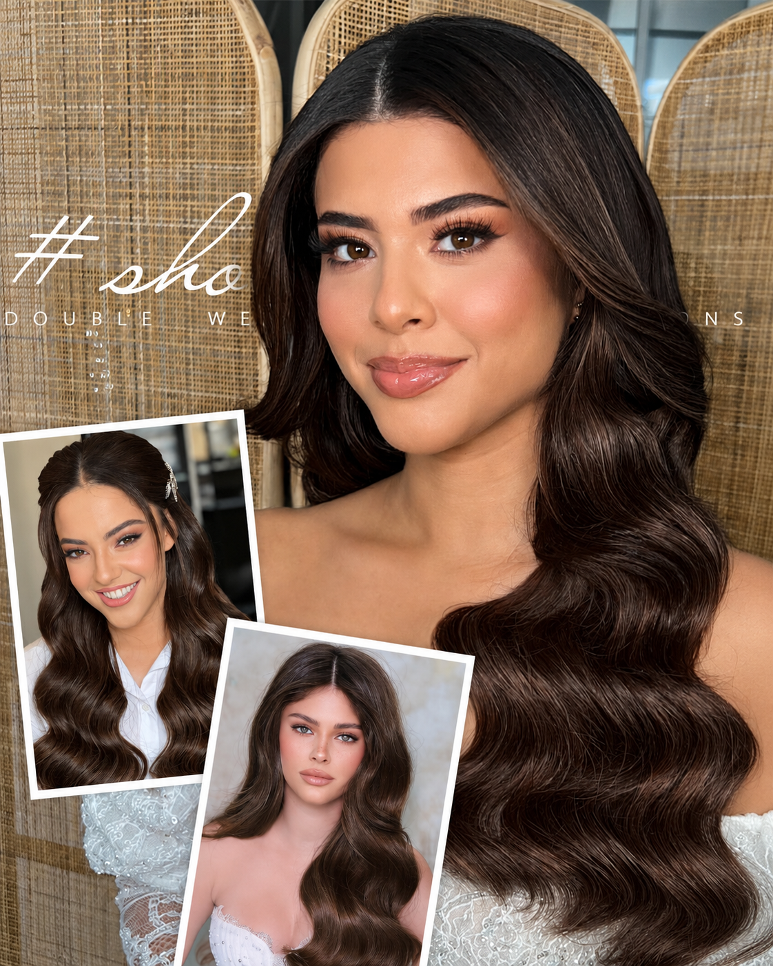 Dark Brown (2) -OVO Butterfly Weft Hair Extensions 50G