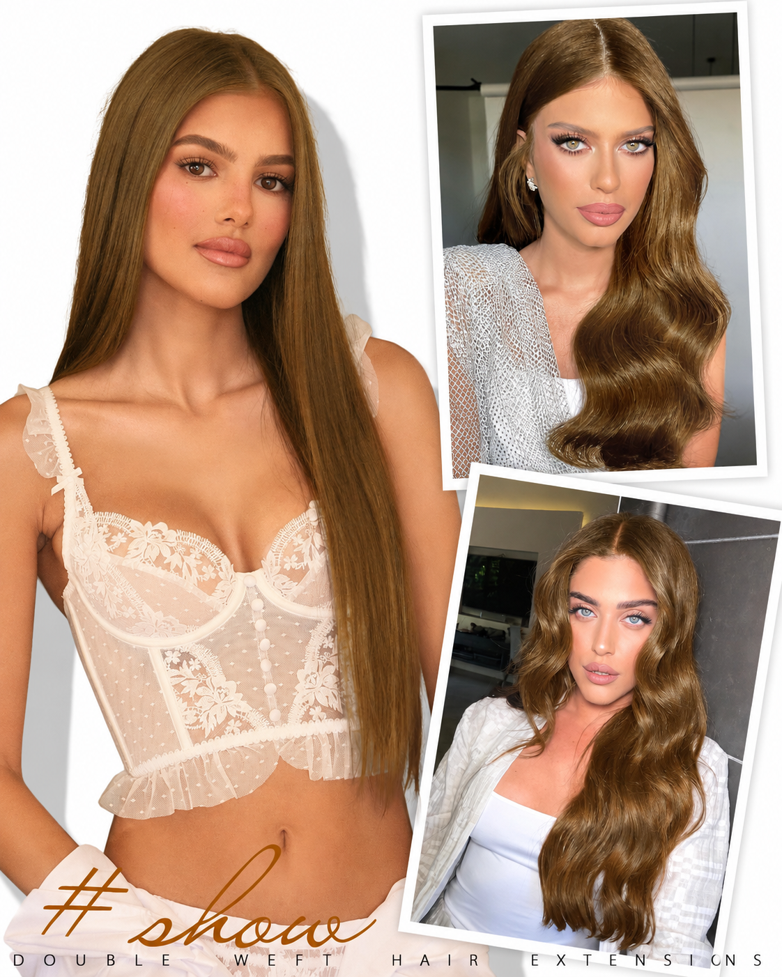 Chocolate Brown (4) -OVO Butterfly Weft Hair Extensions 50G