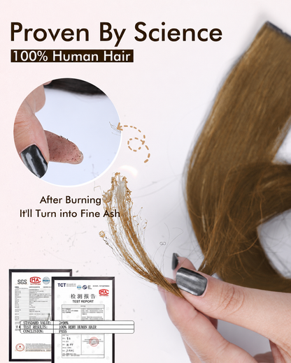 Chocolate Brown (4) -OVO Butterfly Weft Hair Extensions 50G