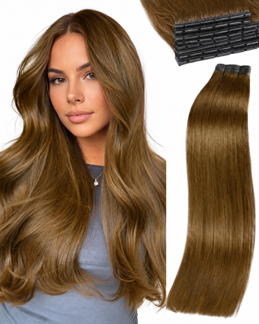 Chocolate Brown (4) -OVO Butterfly Weft Hair Extensions 8PCS 100G