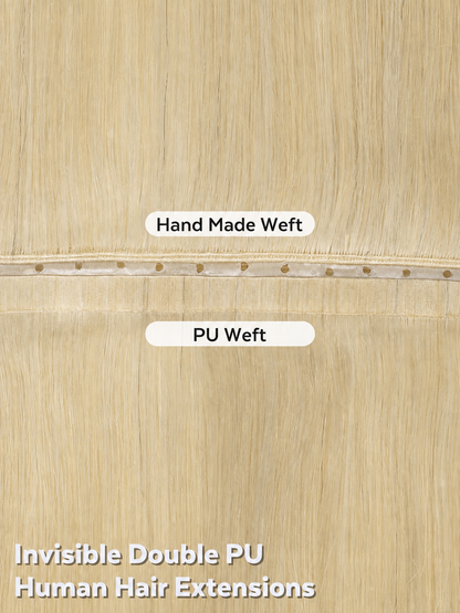 Bleach Blonde (613) -OVO Butterfly Weft Hair Extensions 50G