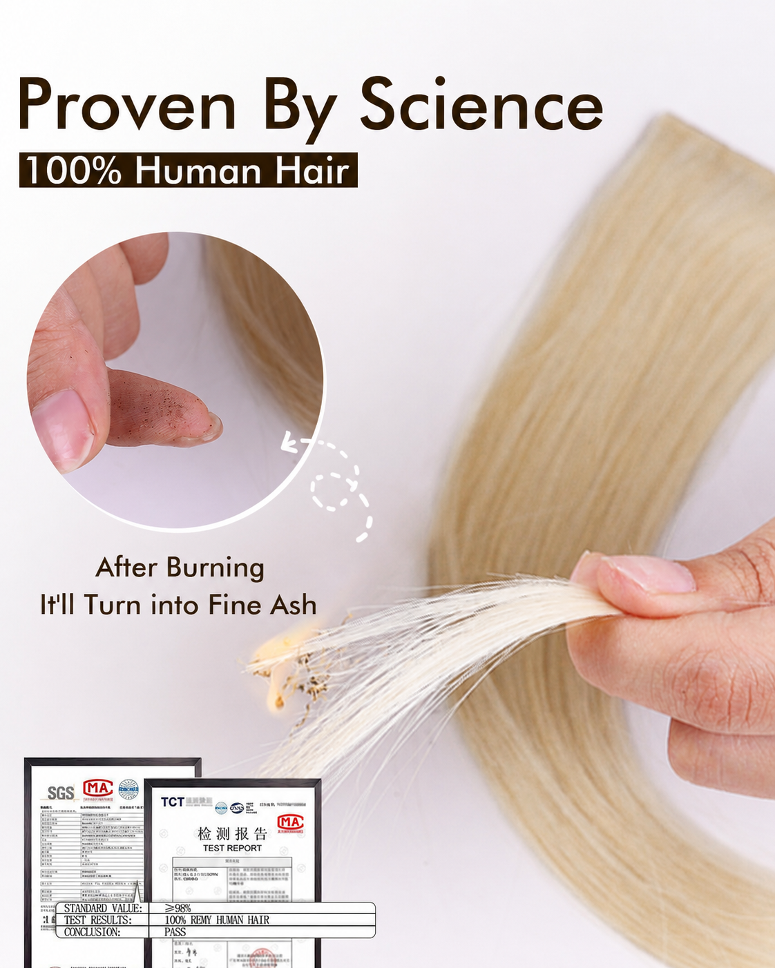 Dirty Blonde Highlights (18/613) -OVO Butterfly Hair Extensions 8PCS 100G