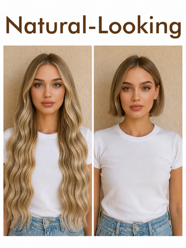 Mixed Blonde(10/24) -OVO Butterfly Hair Extensions 8PCS 100G