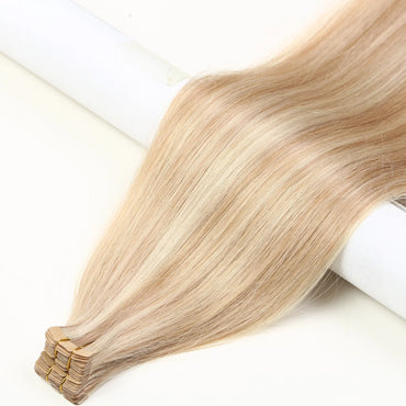 blonde highlight(P18/613) -Invisible Tape In Extensions