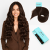 Chocolate Brown (4) -Invisible Tape In Extensions 40Pcs 80g