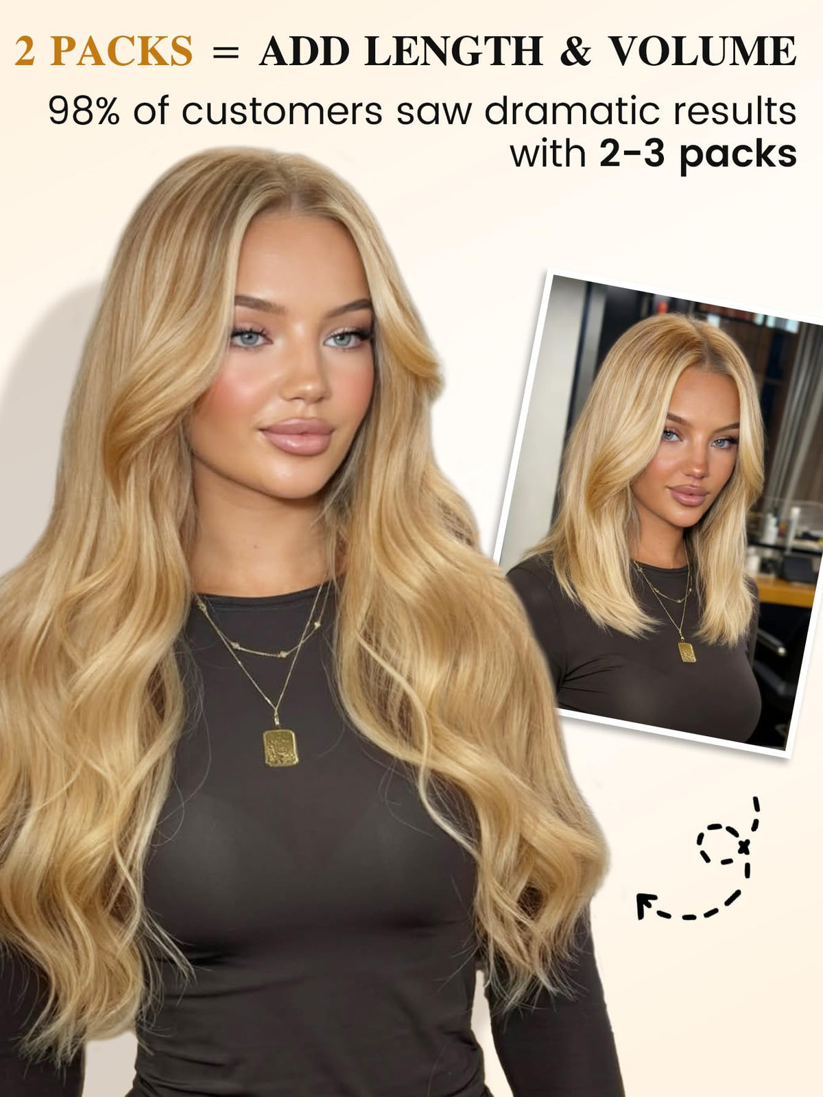 Light blonde -Bulk Human Hair for Braiding 100g