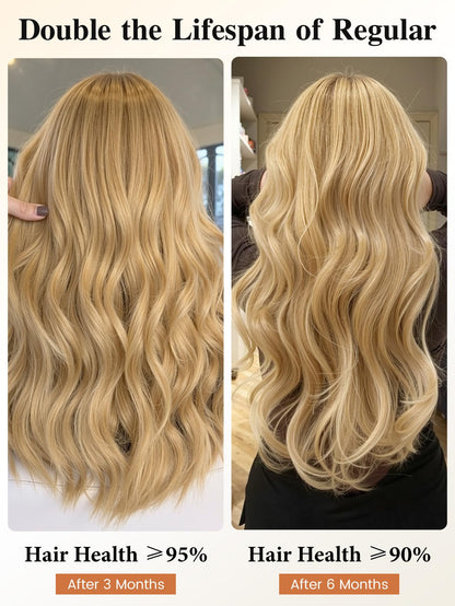 Light blonde -Bulk Human Hair for Braiding 100g