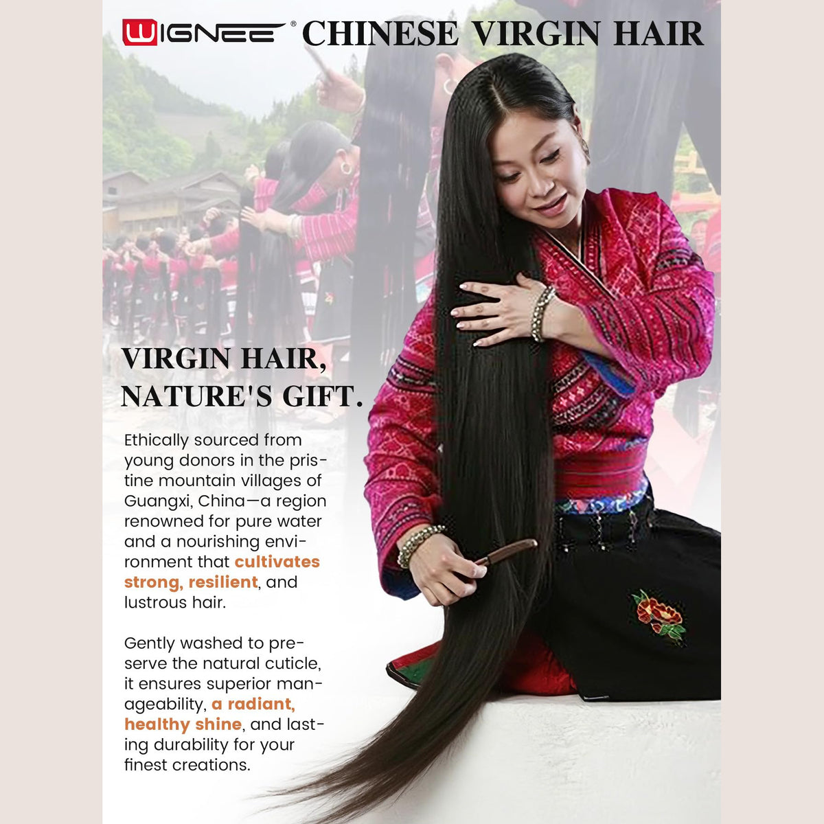Natural Black -Bulk Human Hair for Braiding 100g