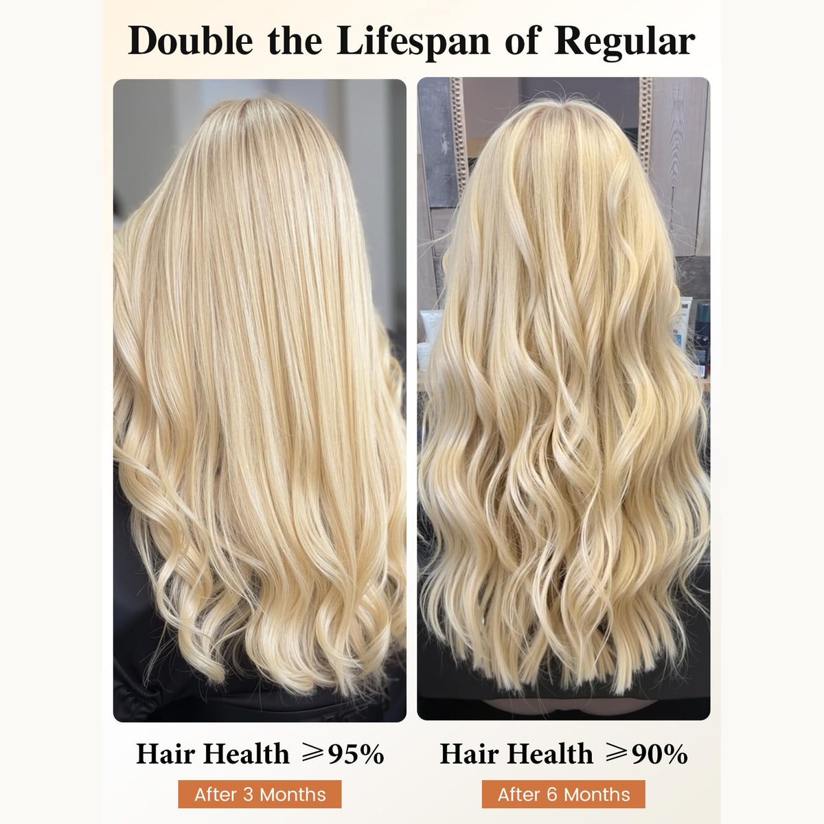Platinum Blonde -Bulk Human Hair for Braiding 100g