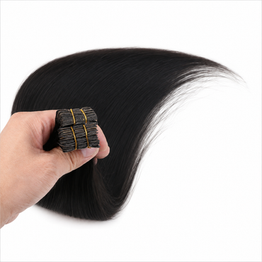 Natural Black (1B) -Invisible Tape In Extensions 40Pcs 80g